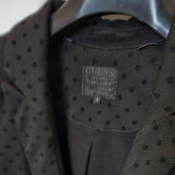 Black blazer with polka dots - Picture 3 of 5